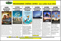 le programme de l'été...